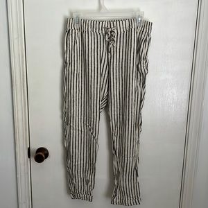 Striped relax pants